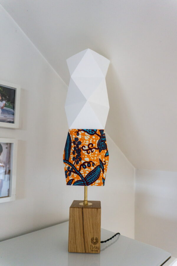 Lampe origami et wax