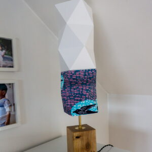 Lampe origami en papier et wax 57 cm - KURUKA
