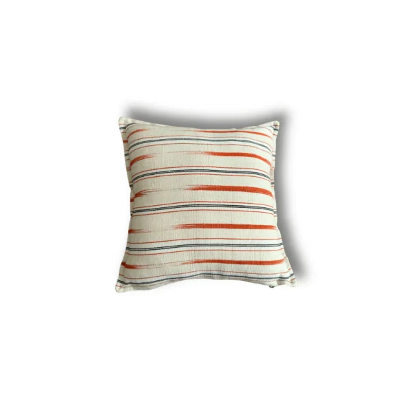 housse de coussin en coton orange, housse de coussin en faso dan fani, housse de coussin du burkina faso, housse de coussin orange, housse de coussin lumlneux, housse de coussin d'afrique