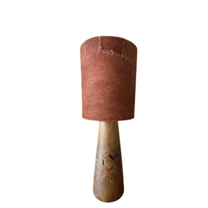 Lampe de table, lampe de table OAK, ouganda, lampe à poser, lampe, luminaire, lampe marron, abat-jour marron